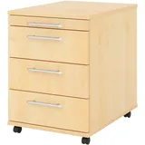 bümö basic Rollcontainer 43 x 42,8 x 59 cm Braun
