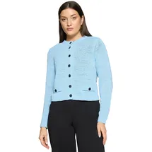 Betty Barclay Strickjacke mit aufgesetzten Taschen Powder Blau 36
