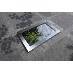 Ubbink Quadra InoxFrame Edelstahlrahmen für Wasserbecken Quadra C1 und C3