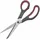 Westmark Papierschere schwarz-rot 21,0 cm