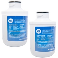Wasserfilter kompatibel mit Comfee SBSIB 502 NFA+ und Exquisit SBS530-3FCA+, SBS530-3FCBA+ Side-by-Side Kühlschrank-Filter - Filterpatrone 307203200002, 307203200005 (2er Pack)