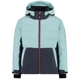 CMP Mädchen Skijacke Kid G Jacket Fix Hood 34W4865-E309 140 - Acqua - 140