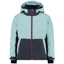 CMP Mädchen Skijacke Kid G Jacket Fix Hood 34W4865-E309 140 - Acqua - 140