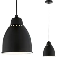 Paulmann Hilla 1-flg. Ø 14,5 cm rund schwarz Metall dimmbar