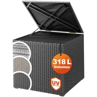 CASARIA Gartenbox 75 x 75 x 70 cm Schwarz