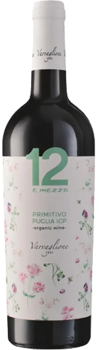 Varvaglione Vigne & Vini 12 e mezzo Primitivo Puglia Bio Rotwein trocken 0,75 l | 2023
