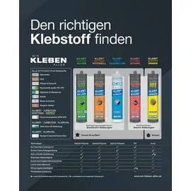 Otto-Chemie OTTOCOLL ALLBERT 290ml Basis-Karton, Klebstoff Hybrid-Polymer schwarz