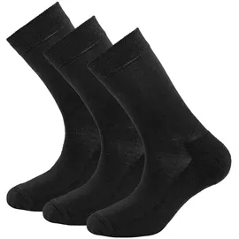 Devold of Norway Daily Merino Medium Sock 3 Paar Schwarz 36-40