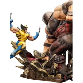 Iron Studios Wolverine vs Juggernaut Figur 30 cm