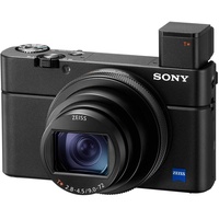 Sony RX100 VII | Advanced Premium-Bridge-Kamera (1.0-Type Sensor, 24-200mm F2.8-4.5 Zeiss-Objektiv, Eye-Tracking-Autofokus für Mensch und Tier, 4K-Videoaufzeichnung und Flip- Screen)