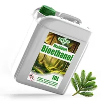 Bioethanol 96,6% 10L | Bio Alkohol Waldduft 96,6% 10L | Bioethanol für Kamin, Tischkamin, Bioethanol Kamin | Bioethanol Waldduft | Saubere Verbren...