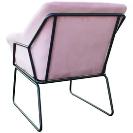 Svita Loungesessel, Rosa, Textil, 1-Sitzer, 68x82x64 cm, Wohnzimmer, Sessel, Polstersessel