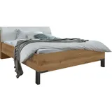 Wiemann Bett Monaco 200 cm Holzoptik Eiche Bianco