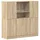 vidaXL Küchenschrank-Set 3-tlg. 0 x 0 x 0 cm Braun