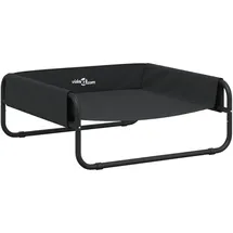 vidaXL Hundesofa Erhöht 100 x 80 cm anthrazit
