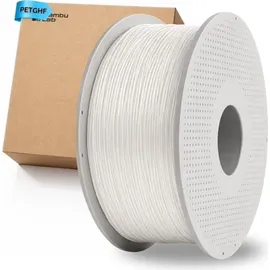 Bambu Lab PETG HF, Filamentgröße: 1.75 mm, Farbe: weiss Filament 33100 3D-Drucker Zubehör