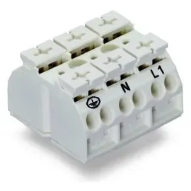 WAGO 862-9603 Geräteanschlussklemme Federklemme Weiß