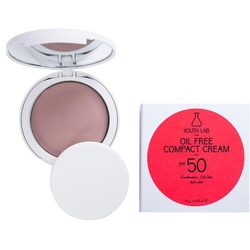 YOUTH LAB. Oil Free Compact Cream SPF 50 Abdeckcreme DARK 10 g Rosegold 