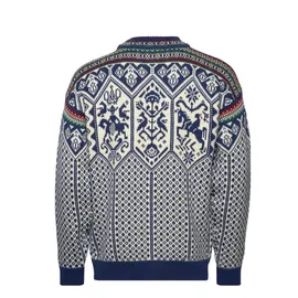 Dale of Norway Lillehammer Pullover Indigo / Mustard / Bottle Green XL