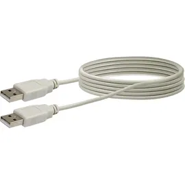 Schwaiger USB 2.0 Anschlusskabel 1,5 m Hellgrau