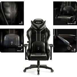 Diablo Chairs X-Ray Gaming Chair grau