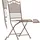 CLP Gartenstuhl Kiran 41 x 41 x 91 cm antik braun klappbar