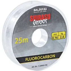 Shirasu Street Fluorocarbon, Ø mm: 0,40 / 25 m