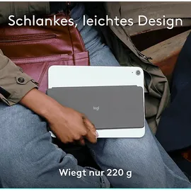 Logitech Keys-To-Go 2 für iPad, iPhone, Mac und Apple TV Graphit