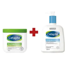 Cetaphil Feuchtigkeitscreme + Cetaphil Reinigungslotion