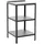 Beliani Outdoor-Kücheninsel Vilama 50 x 50 x 90 cm Schwarz