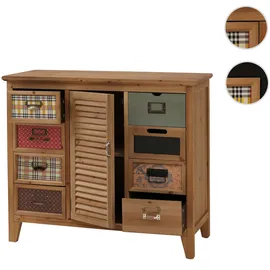 Mendler Apothekerkommode 80 x 91 x 40 cm Braun