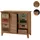 Mendler Apothekerkommode 80 x 91 x 40 cm Braun