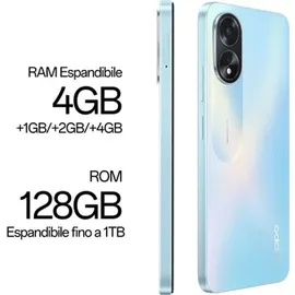 OPPO A18 4 GB RAM 128 GB Blau