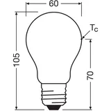 Osram 4099854259777 LED EEK A (A - G) E27 Glühlampenform 3.8W = 60W Neutralweiß (Ø x H) 60mm x 60