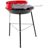 BBQ Holzkohlegrill Grill Camping Festival Holzkohle Rundgrill Kohlegrill Ø 32 cm
