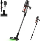 Deerma DEM-T30W Kabelloser Staubsauger 2-in-1 mit Stauberkennung, 240W Motor, 23kPa Saugkraft, HEPA-Filter, Weiche Bürste