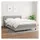 vidaXL Boxspringbett mit Matratze Hellgrau 140x200 cm Stoff