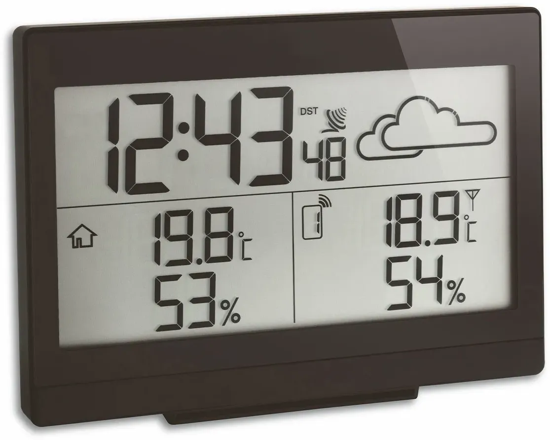 TFA Dostmann Casa, Weiß, Innen-Thermometer, Außen-Hygrometer, Außen-Thermometer,