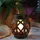 MARELIDA LED Solar Laterne Flammeneffekt Dekolaterne flackernd H: 16cm schwarz