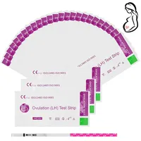 AYBUY 25 Stück Ovulationstest Streifen, Ovolationsteststreifen mit Sensitivität 25 miu/ml (B, 25 × Ovolationsteststreifen)