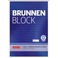 Brunnen 105241701 Recycling-Block (für Schule und Büro DIN A5,