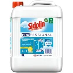 Sidolin Glasreiniger »Professional Streifenfrei Zitrus« 5 Liter