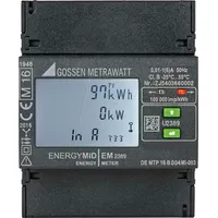 Gossen Metrawatt U2389-V025 Drehstromzähler mit Wandleranschluss digital MID-konform: Ja