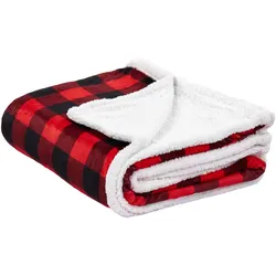 Kuscheldecke LIQUORICE 150 x 200 cm Rot