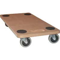 BigDean Möbelroller Transportroller 250kg Rollbrett MDF Möbel Hund Roller