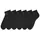 VENICE BEACH Sneakersocken 6 Paar Schwarz 31-34