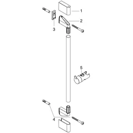 Hansgrohe Unica Crometta 90 cm, chrom