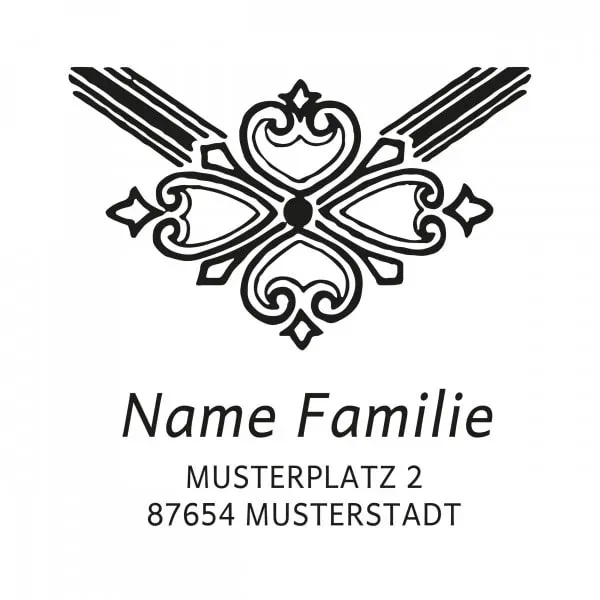 Monogrammstempel - Königliche Medaille - Trodat 4924