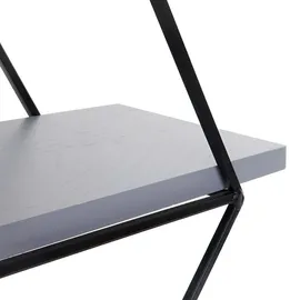 berlinlodge Wandregal rautenförmig 60 x 55 x 12 cm Grau-Blau