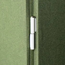 Beliani Büro-Raumteiler Slimmy 120 x 160 cm Grün